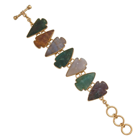 Alchemia Fancy Jasper Arrowhead Bracelet